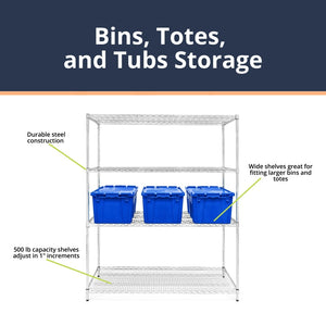 Bins, Totes, and Tubs Storage