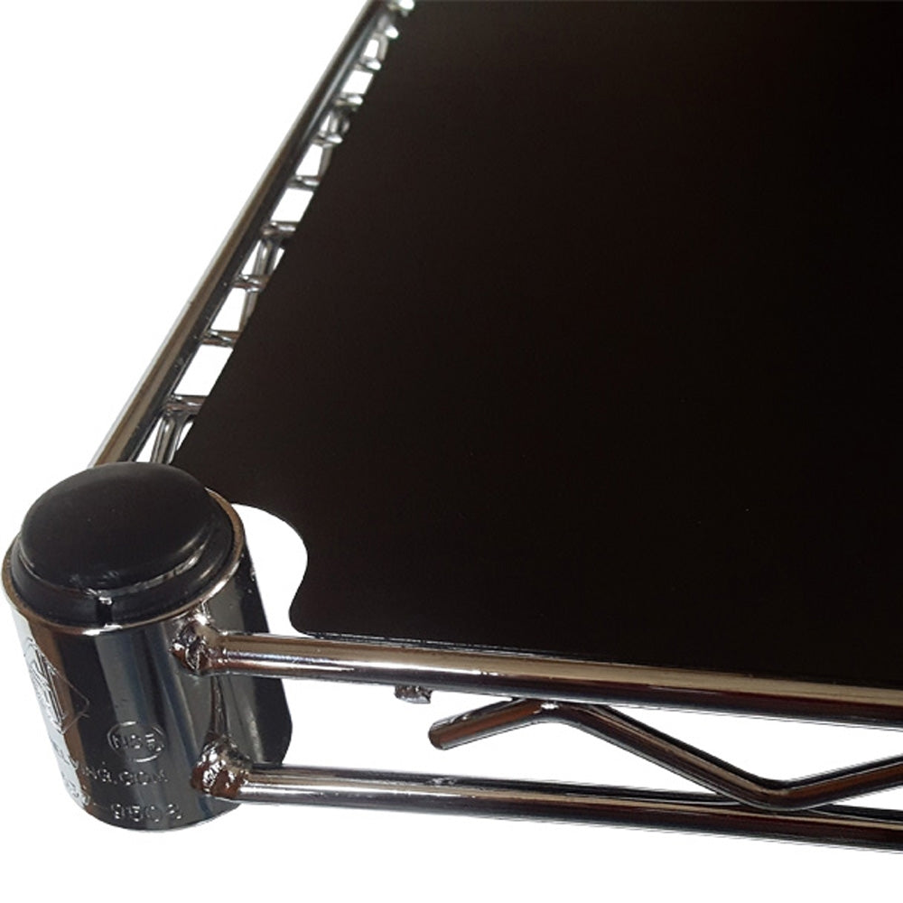 10"d Black Poly Liners - 4-Pack