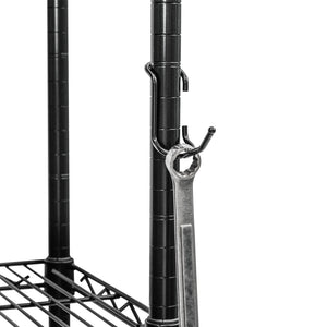 Black 2" All Purpose Post Hooks - 5-Pack