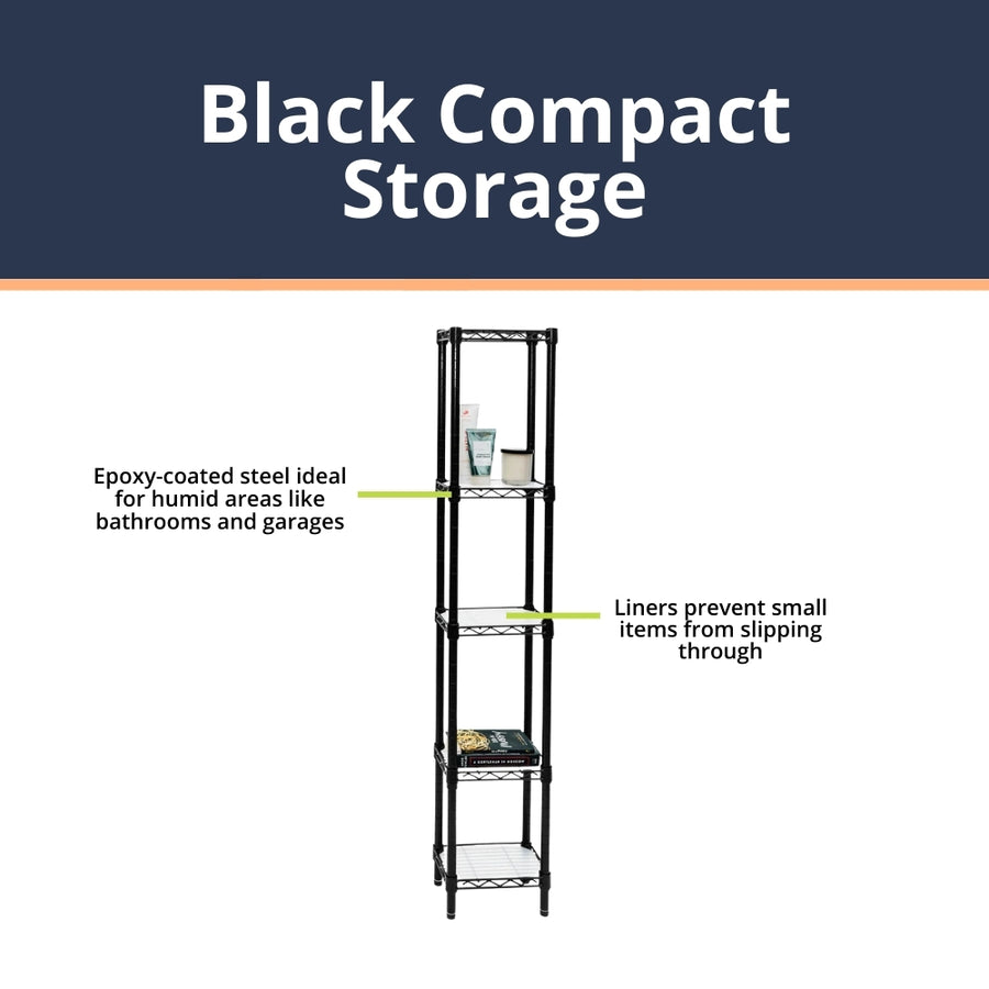 Black Compact Storage