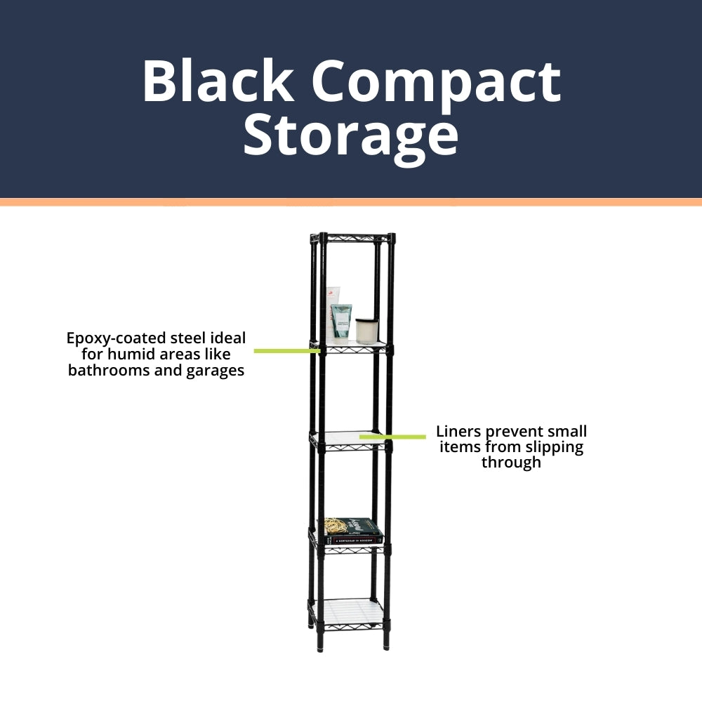 Black Compact Storage