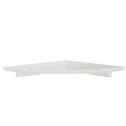 12" Radius Decorative Corner Shelf