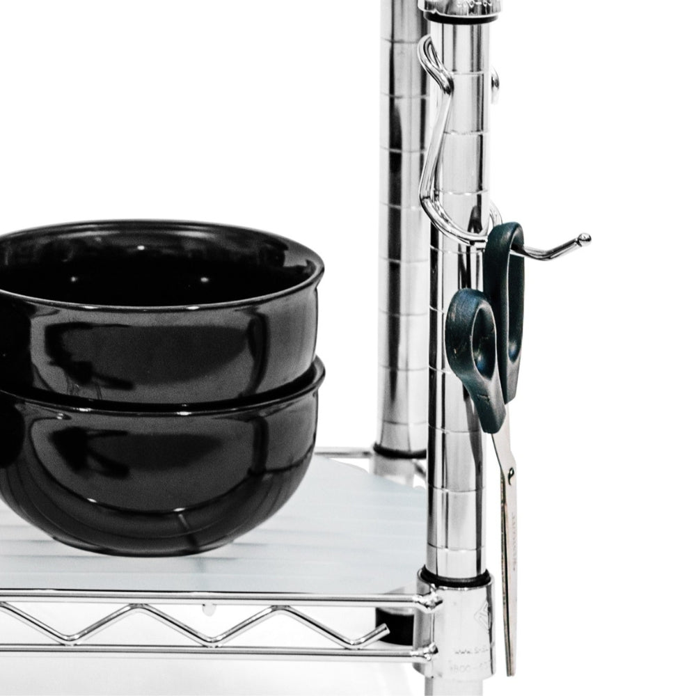 Chrome 2" All Purpose Post Hooks - 5-Pack