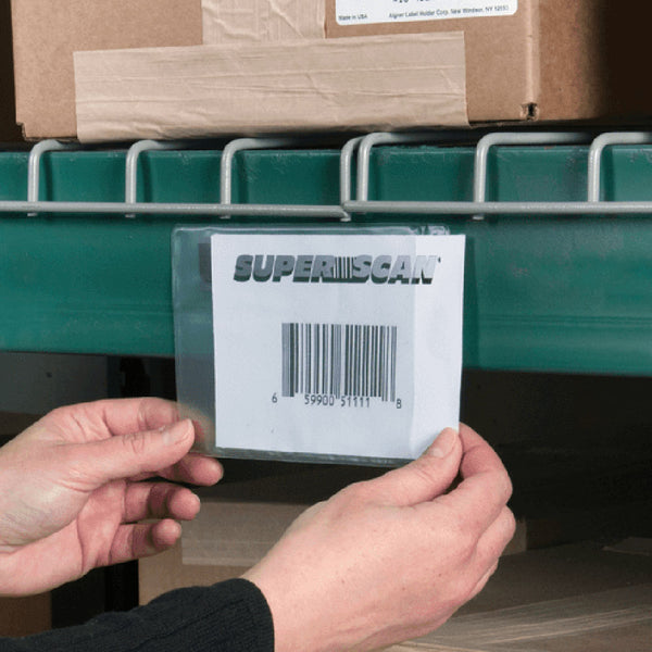 Clear SUPER SCAN Label Holders - 25pk / 50pk