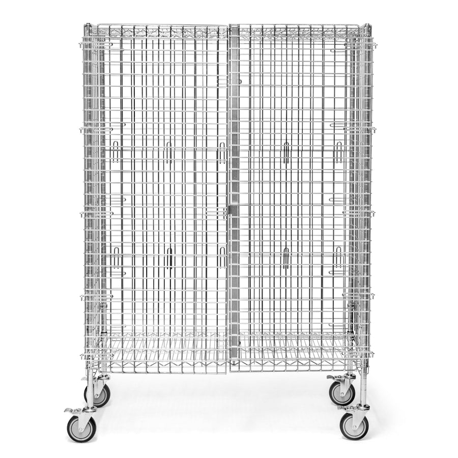 24"d Chrome Wire Security Carts