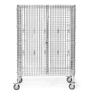 24"d Chrome Wire Security Carts