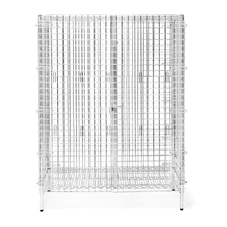 24"d Chrome Wire Security Cages