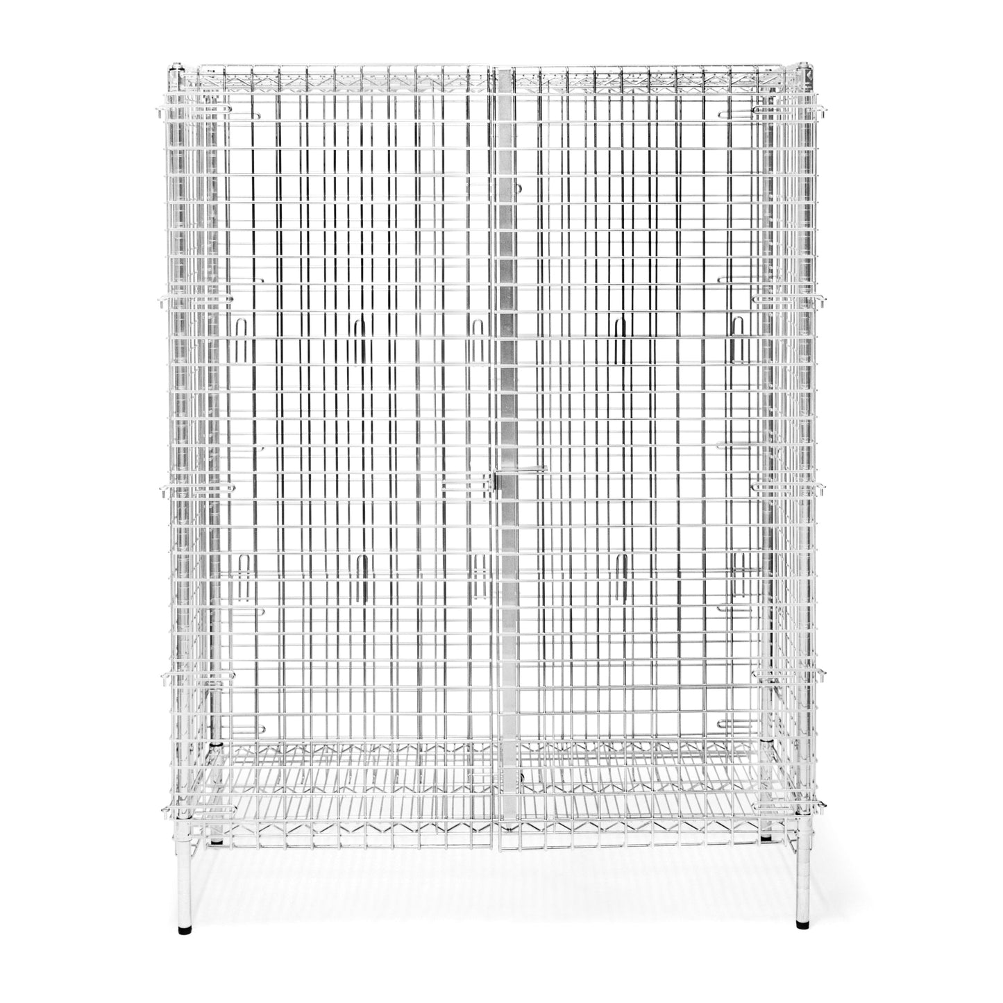 24"d Chrome Wire Security Cages