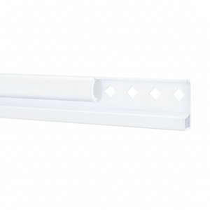 freedomRail Closet Hanging Rails w/ Covers - White