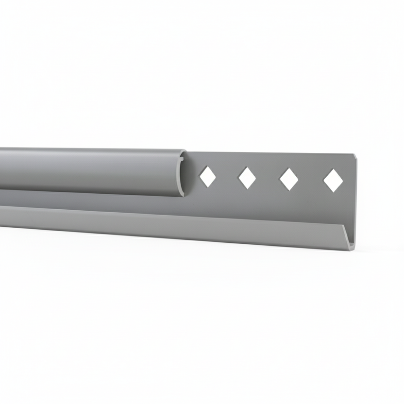 freedomRail Nickel Closet Hanging Rails w/ Covers - Organized Living