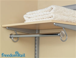 FreedomRail Clothes Rods - Nickel