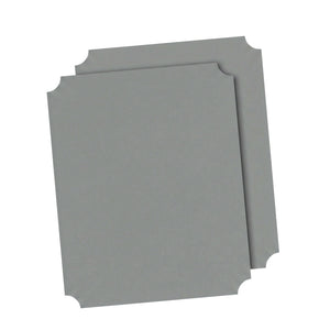 *BOGO SPECIAL* 21"d Plastic Wire Shelf Liners - Dark Gray