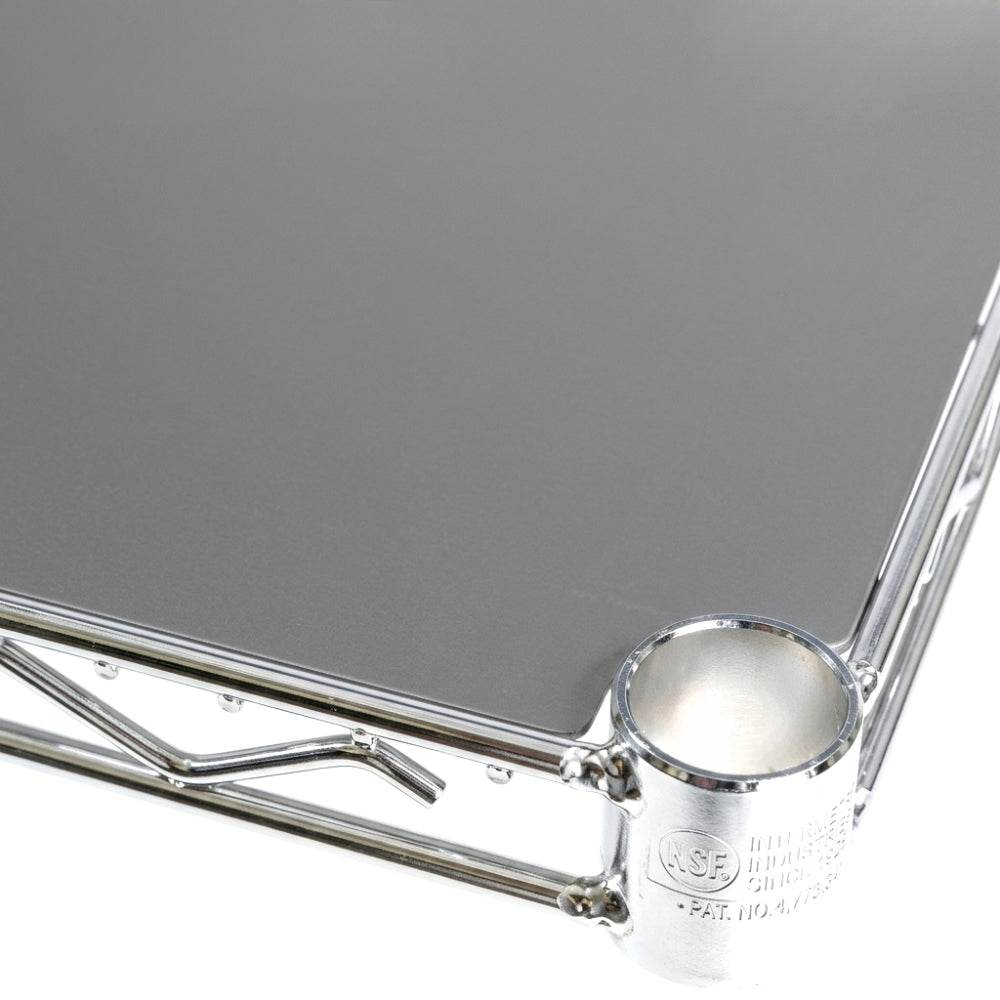 *BOGO SPECIAL* 30"d Plastic Wire Shelf Liners - Dark Gray