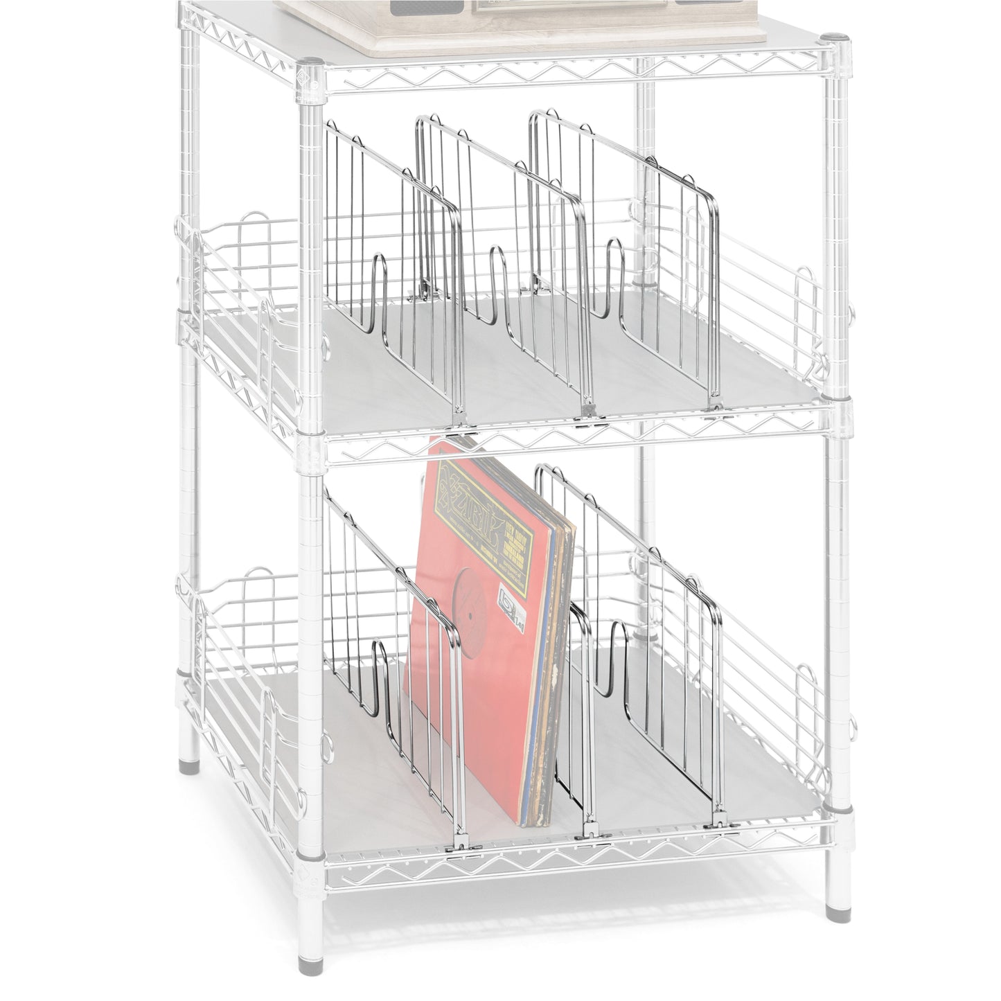 Chrome Dividers for Wire Shelves