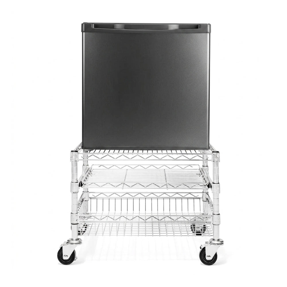 Mini Fridge Cart for Dorms