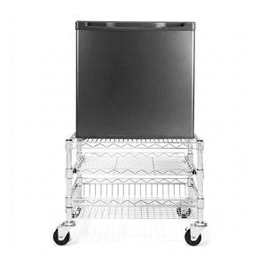 Mini Fridge Cart for Dorms