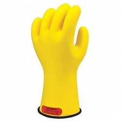 Salisbury Electrical Rubber Gloves Class 0 Low Voltage 11'' Yellow Black Inside (E011BY)