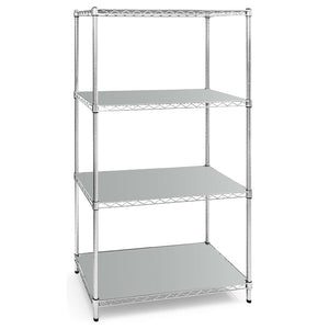 10"d Gray Poly Liners- 4-Pack