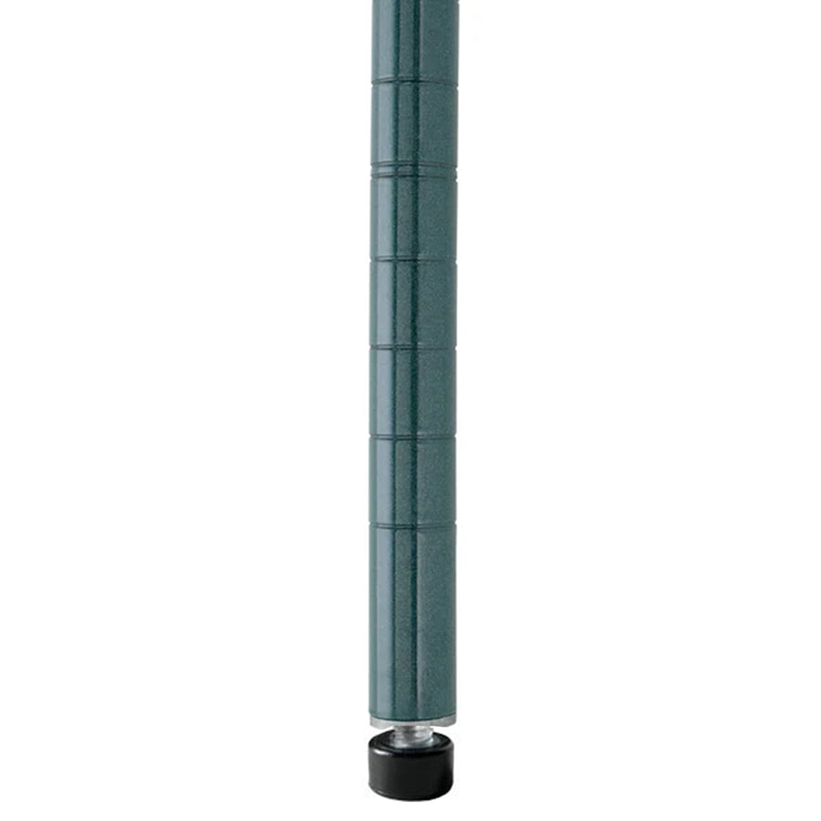 18"d 3-Tier Green Wire Shelving