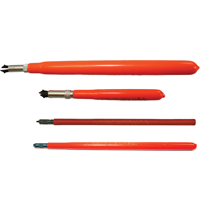 Cementex Insulated Flat Tip Holding Screw Starter, 1/4" x 9-3/4" (D3FTSH)