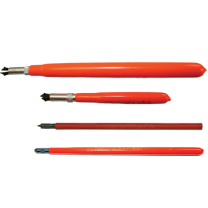 Cementex Insulated Flat Tip Holding Screw Starter, 1/4" x 9-3/4" (D3FTSH)