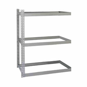 Lyon 24"d 3-Shelf Heavy-Duty Boltless Shelving Add-On Units - Gray