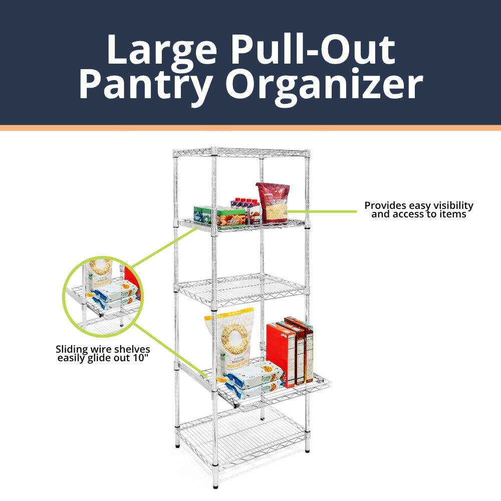 Large Pull-Out Pantry Organizer