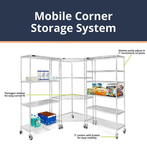 Mobile Corner Storage System