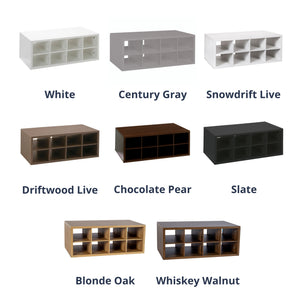 freedomRail Double Hang O-Box Cubby