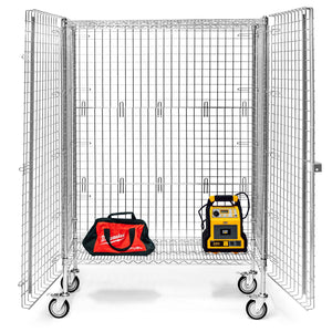 24"d Chrome Wire Security Carts
