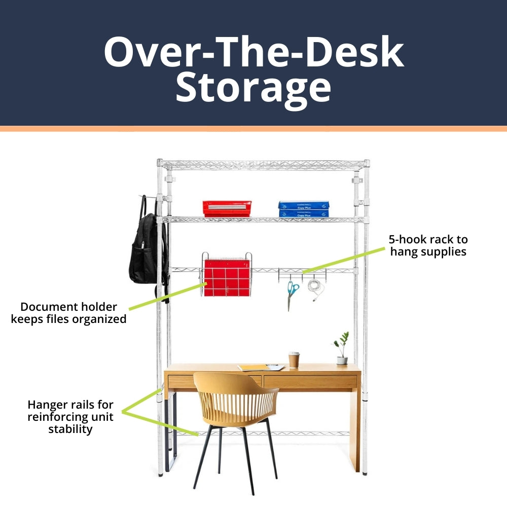Over-The-Desk Storage