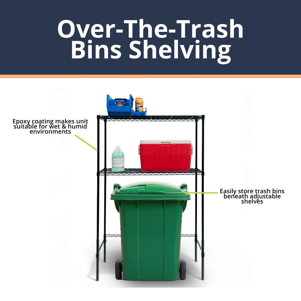 Over-The-Trash Bins Shelving