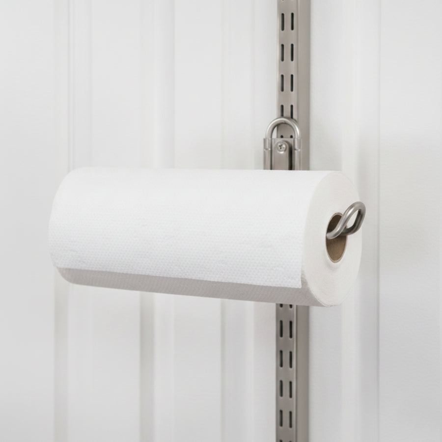 Over-the-Door Paper Towel Holder - Nickel