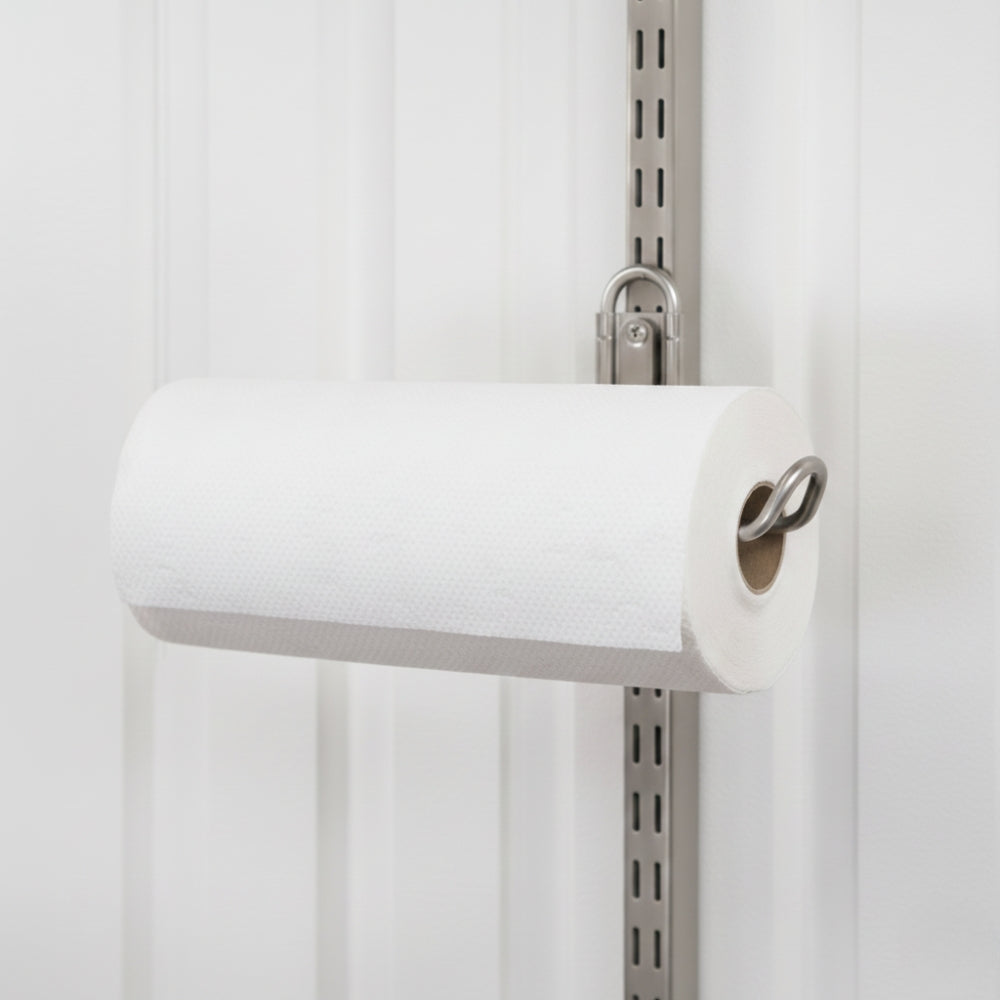 Over-the-Door Paper Towel Holder - Nickel