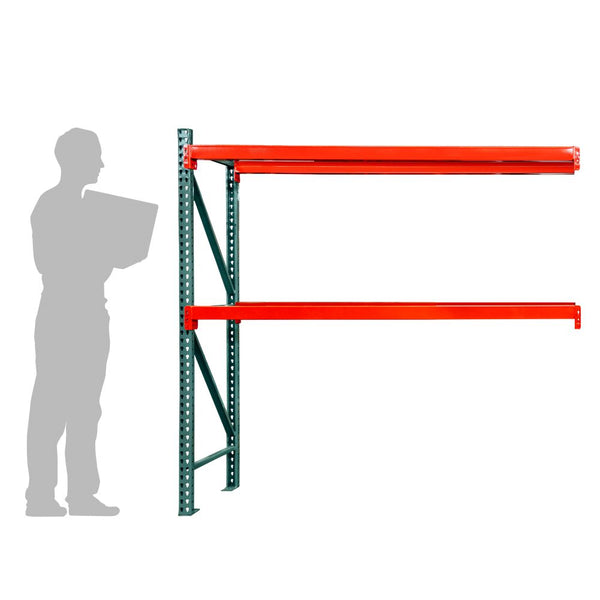 2-Tier Teardrop Pallet Rack Add-On Units - 24