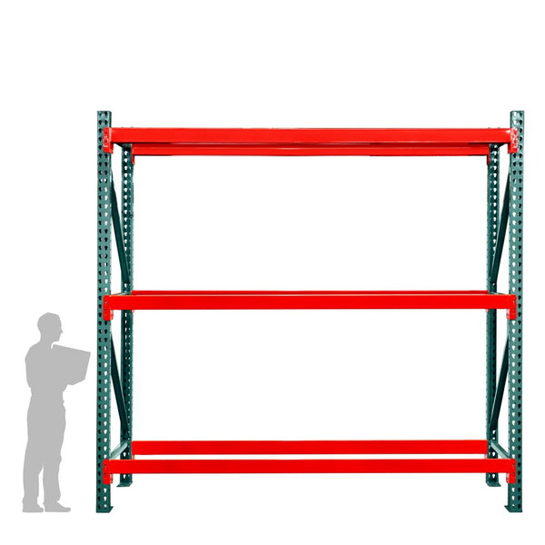 3-Tier Teardrop Pallet Rack Starter Units - Standard Duty - 42