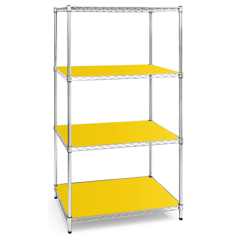 10"d Plastic Wire Shelf Liners 2-Pack - Light Yellow