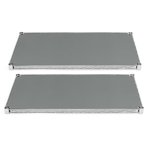 *BOGO SPECIAL* 12"d Plastic Wire Shelf Liners - Dark Gray