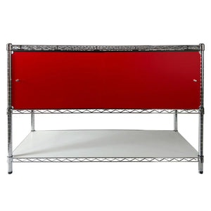 14"d x 36"w x 13"h Sliding Door Wire Shelving Enclosures