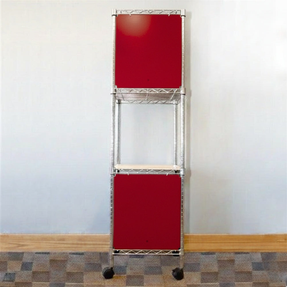 18"d x 18"w x 18"h Swing Door Wire Shelving Enclosures