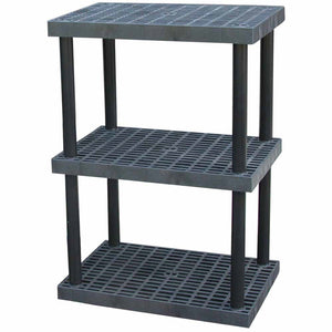 DuraShelf Grid Top 36"w x 51"h 3-Shelf System