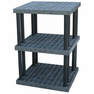 DuraShelf Grid Top 36"w x 51"h 3-Shelf System