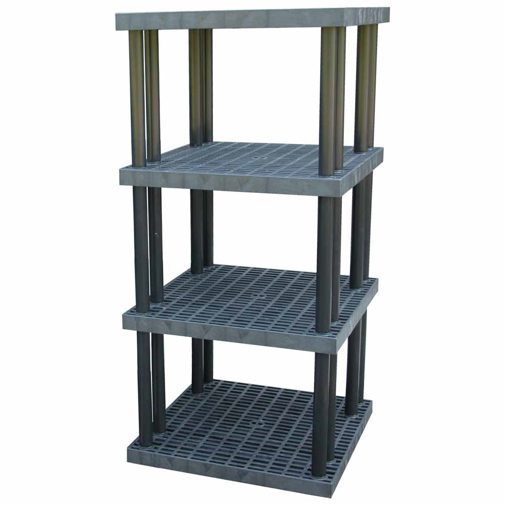 DuraShelf Grid Top 36"w x 75"h 4-Shelf System