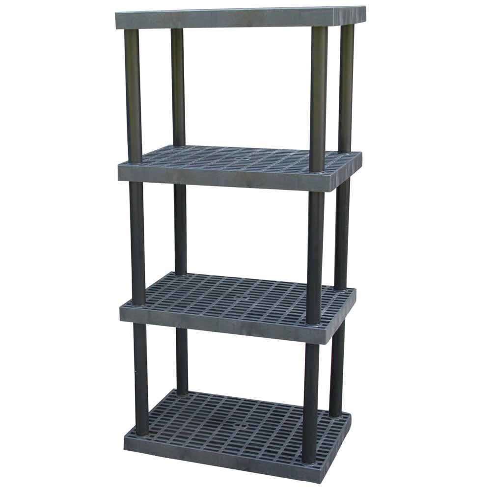 DuraShelf Grid Top 36"w x 75"h 4-Shelf System