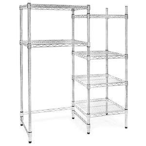 6-Tier Staggered Wire Shelving