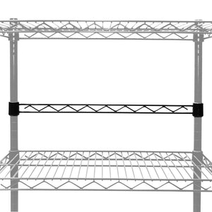 Black Hanger Rail - 36"w (SI-AHR36-BLK)