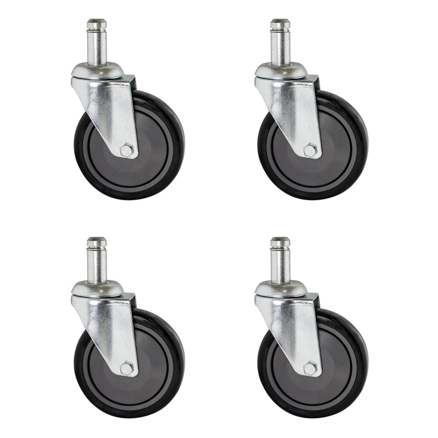 <!01>4-Pack 5" Polyurethane Stem Casters without Brakes (SI-APC5-STEM-4)