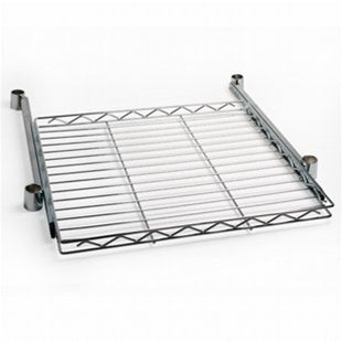 Chrome Sliding Wire Shelf - 18