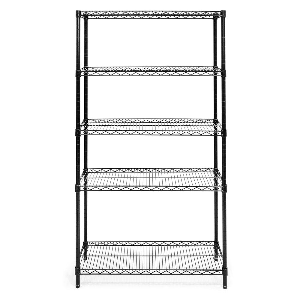 Black 5-Tier Shoe Rack