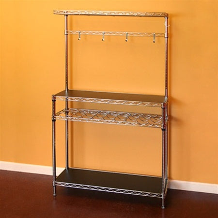Baker's Rack with Wine Storage - 14